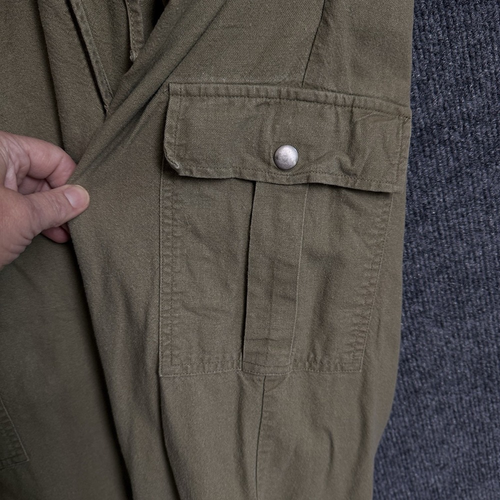 Forever 21 Size M Pants Olive Cargo Pants Utility Military Gorpcore Streetwear - Picture 9 of 10